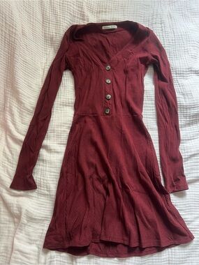 Reformation Crimson Fall Dress